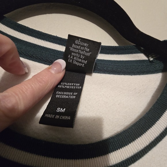 Disney Tigger Winnie The Pooh 100 Acre Wood Sweatshirt Women's SM Embroidered - Picture 6 of 11